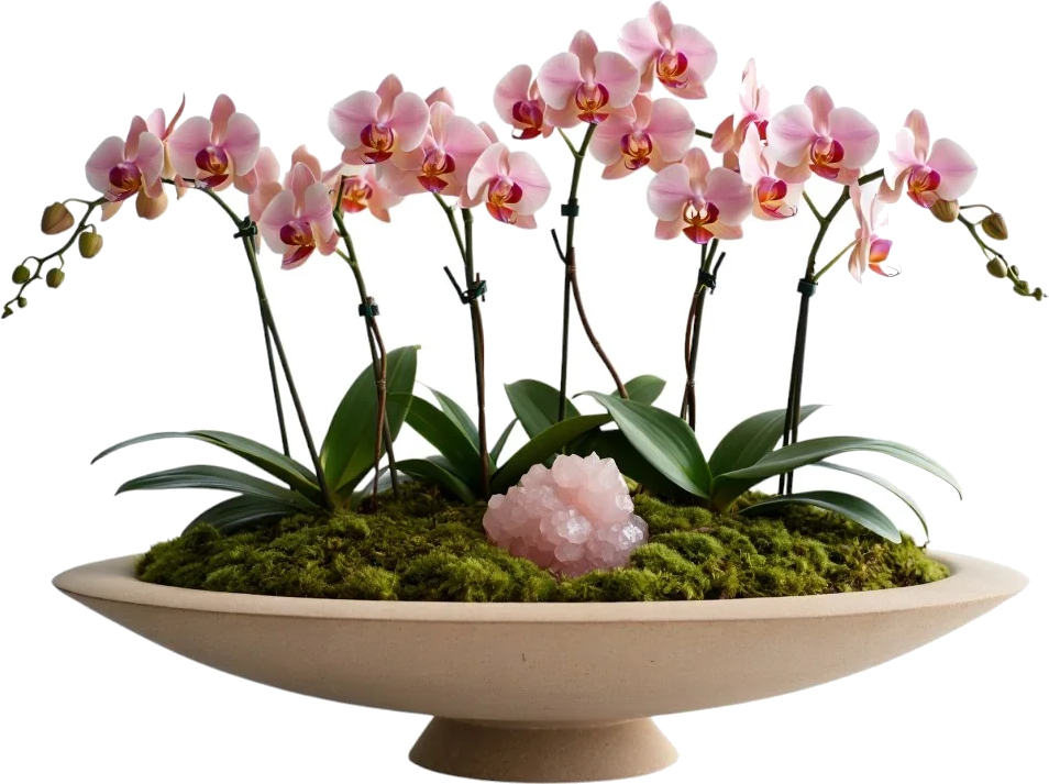 Pink Quartz Orchid
